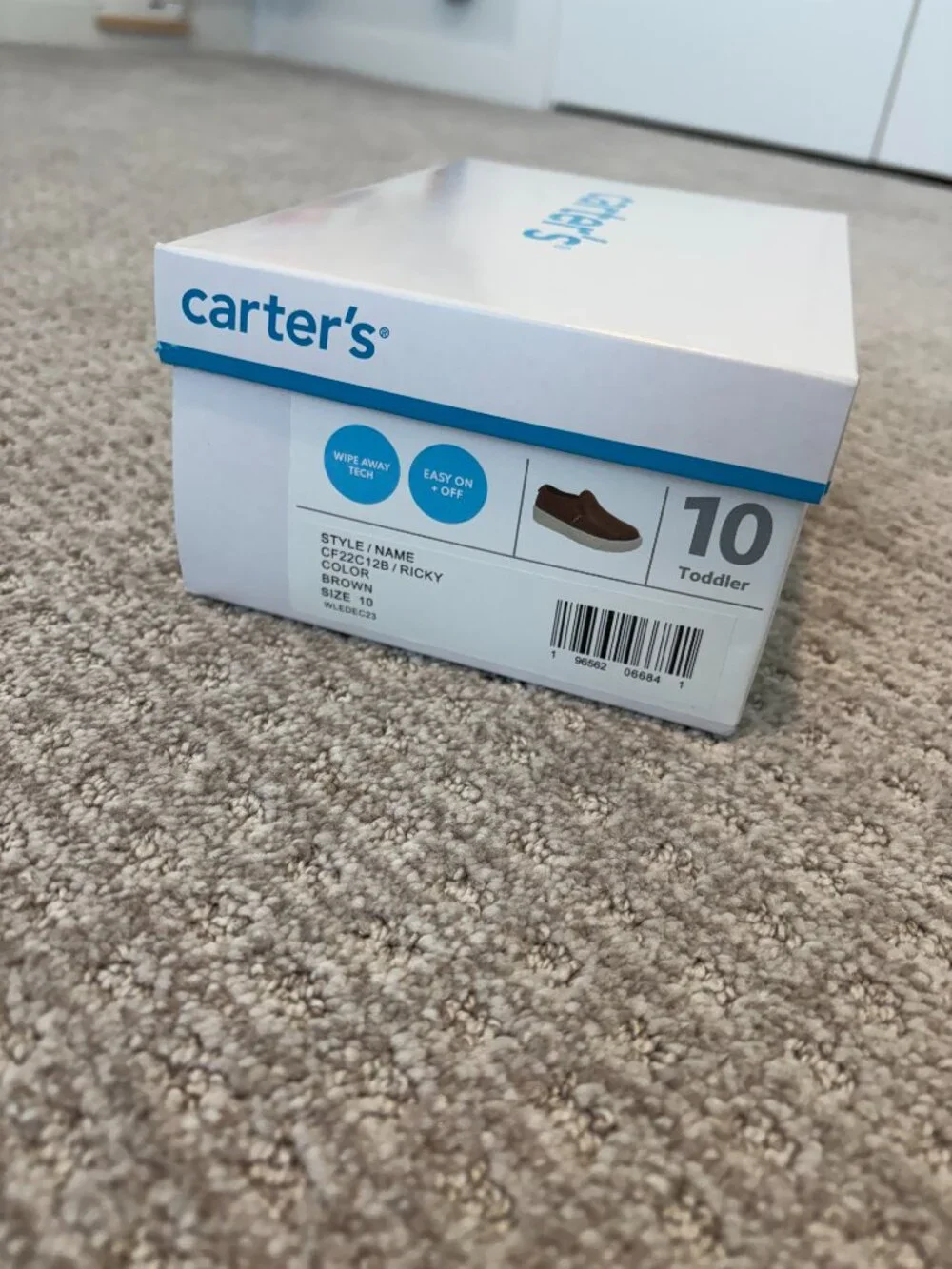 Toddler Faux Leather Casual Sneakers